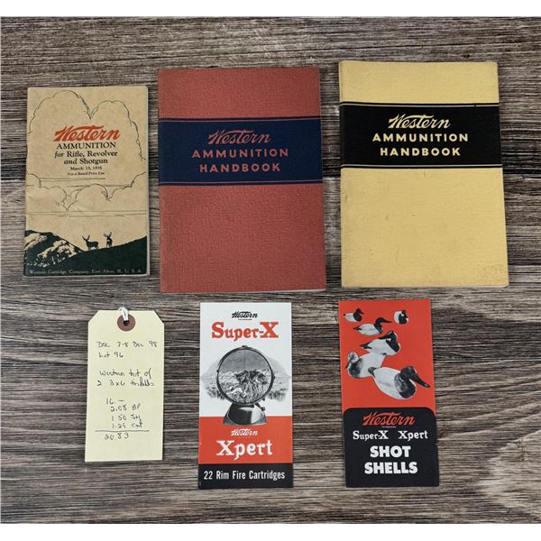 Western Ammunition Handbooks Catalogs and Booklets