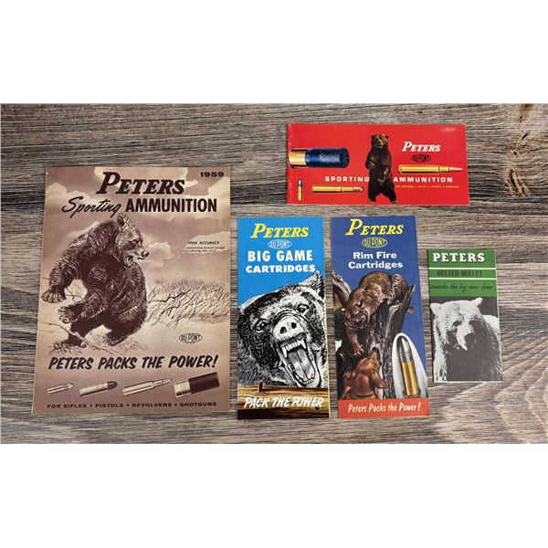 Dupont Peters Ammunition Booklets Catalogs