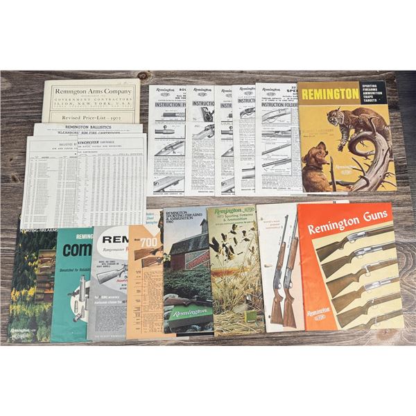 Remington Arms Rifle Catalogs and Booklets