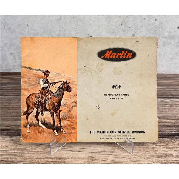 Marlin Firearms Component Parts Price List Catalog