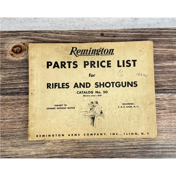 Remington Parts Price List for Rifles Shotguns