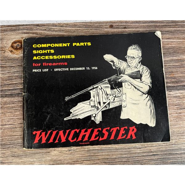 1956 Winchester Components Parts Catalog