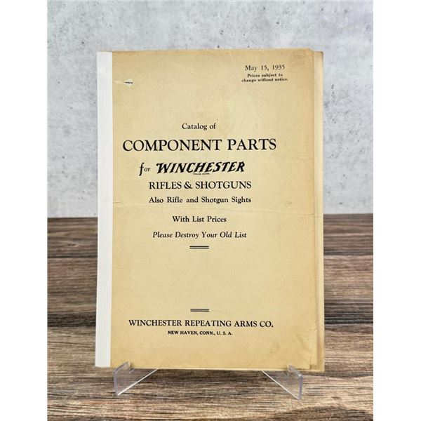1935 Winchester Catalog of Component Parts