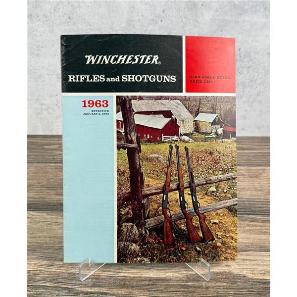 1963 Winchester Rifles Shotguns Price List