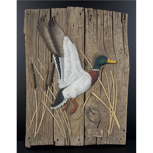 George Turner Mallard Relief Sculpture