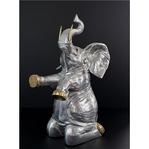 Arthur Court Elephant Ice and Wine Bucket Signed