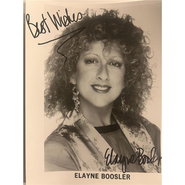 Comedian Elayne Boosler signed photo