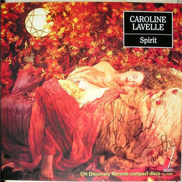 Caroline Lavelle Spirit signed album