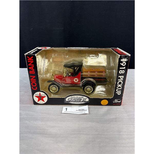 New In Box Texaco 1918 Diecast Pickup By GearBox