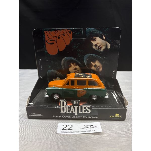 The Beatles Album Cover Die Cast Car in Pkg "Rubber Soul"