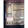 Image 3 : Antique Traveling Writers Box with Locking Drawer