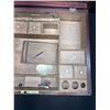 Image 4 : Antique Traveling Writers Box with Locking Drawer