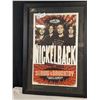 Image 1 : Framed 2007 Nickelback Concert Poster