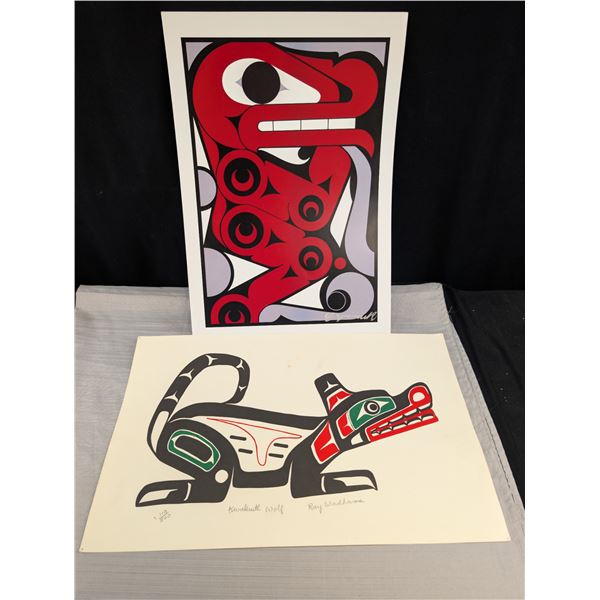 2 Very Nice West Coast Native Numbered and Signed Prints