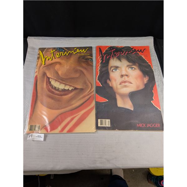 2 1960's Interview Magazines