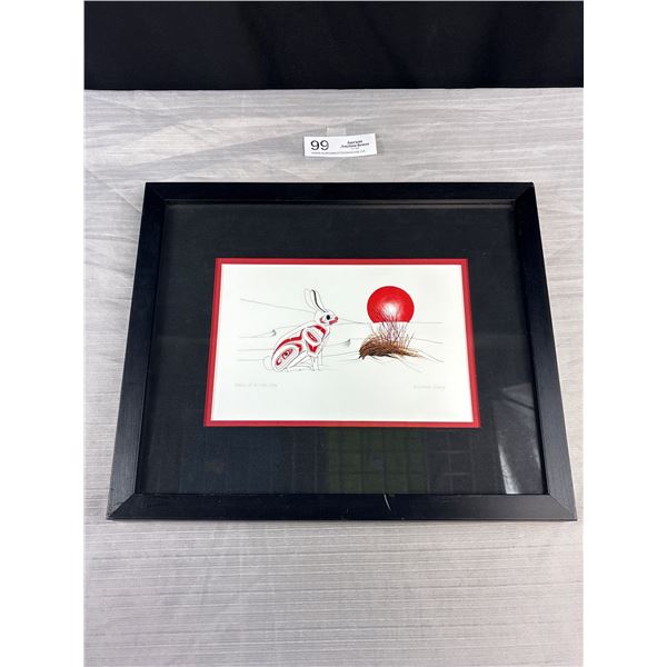 Professionally Framed West Coast Native Richard Shorty Print