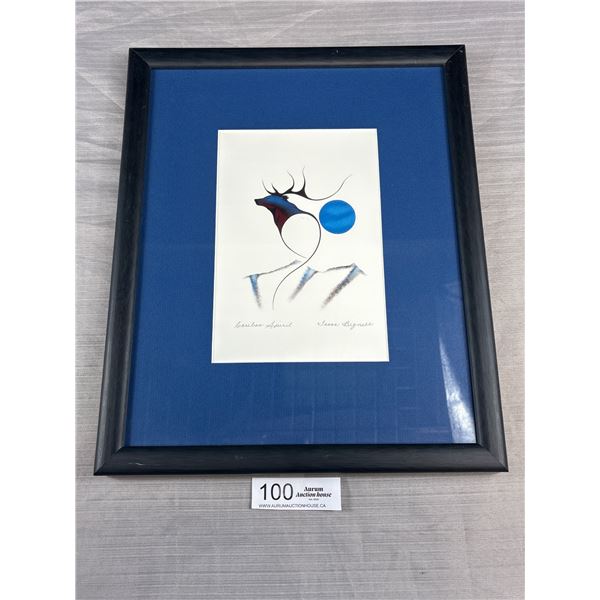 Professionally Framed West Coast Native Print Isaac Bigmill