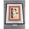 Image 1 : Professionally Framed West Coast Native Print D.M. Dennis Description on Back