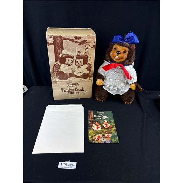 A Vintage Raikes Originals Timber Creek Collection Stuffed Bear