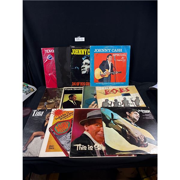 A Nice Vintage Lot of Records LP"S The Beatles.Johnny Cash Etc
