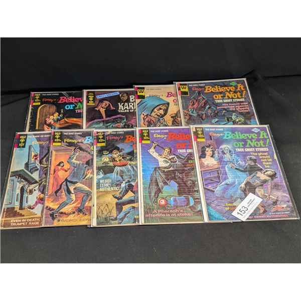 A Good Lot of 9 Ripleys Believe it or Not  Comics on Board in Bag