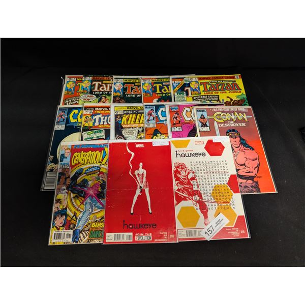 Lot of 15 Vintage Comics on Board in Bag