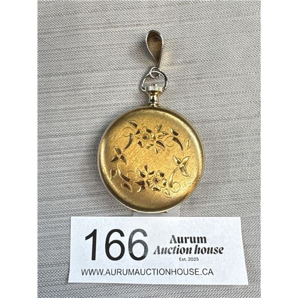 Extra Large Gold Plated Antique Locket Awesome
