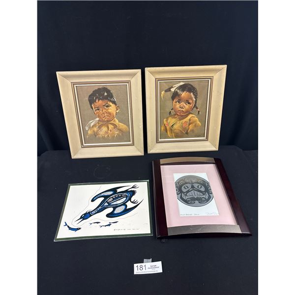 A Collectible Lot of Native Art Prints Bill Reid Etc