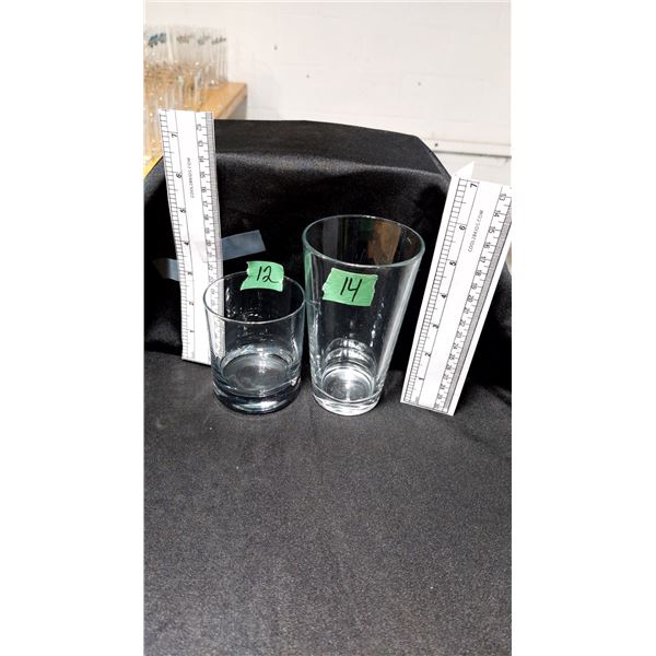 LOT DE 26 VERRES 14OZ