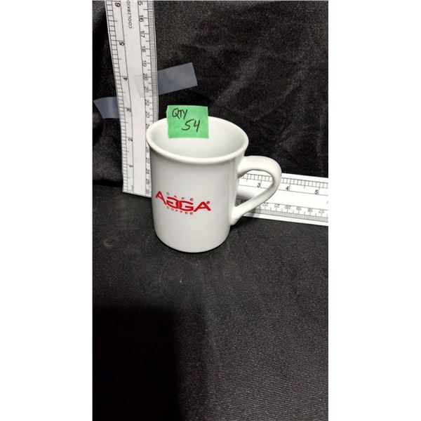 LOT DE 54 TASSES A CAFE AGGA