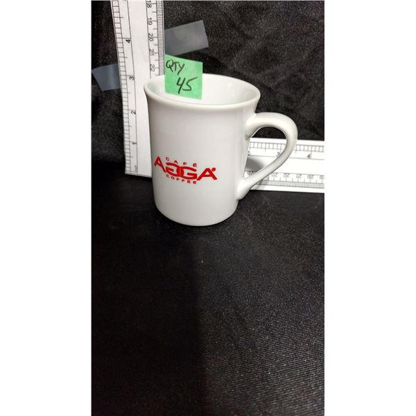 LOT DE 45 TASSES A CAFE AGGA