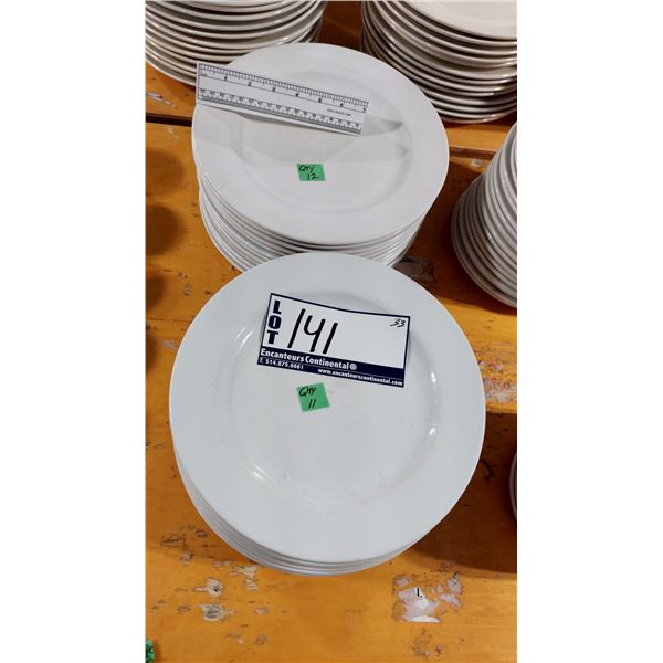LOT DE 33 ASSIETTES 12”