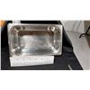 Image 1 : LOT DE 9 CONTENANTS INOX 10”X6”X2”