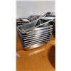 Image 2 : LOT DE 9 CONTENANTS INOX 10”X6”X2”