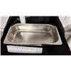 Image 1 : LOT DE 7 CONTENANTS INOX 12”X6”X2”