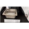 Image 1 : LOT DE 4 CONTENANTS INOX 6”X6”X4”