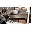 Image 1 : EVIER DOUBLE INOX.AVEC ROBINET 73”X27”