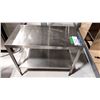 Image 1 : TABLE INOX 30”X16”X25”
