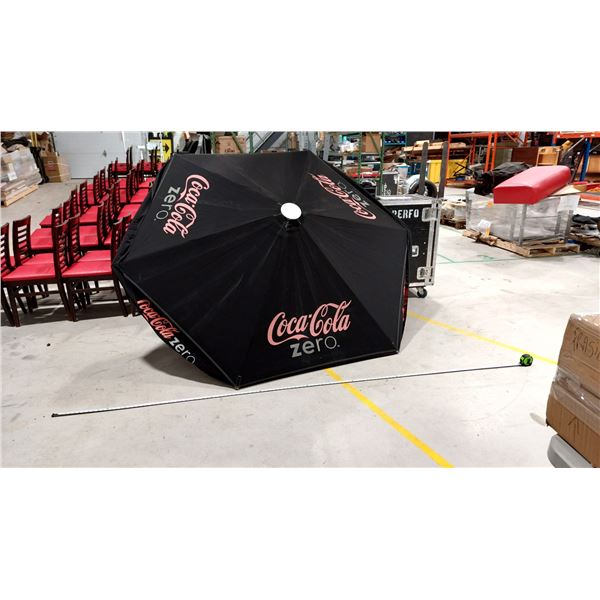 PARASOL COCA-COLA ZERO SANS BASE