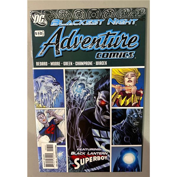 Adventure Comics #510 Blackest Night Superboy