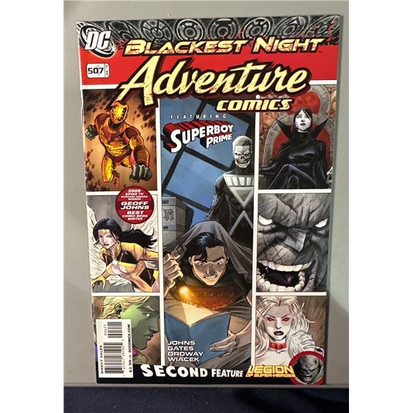 Adventure Comics #507 (2010) Blackest Night