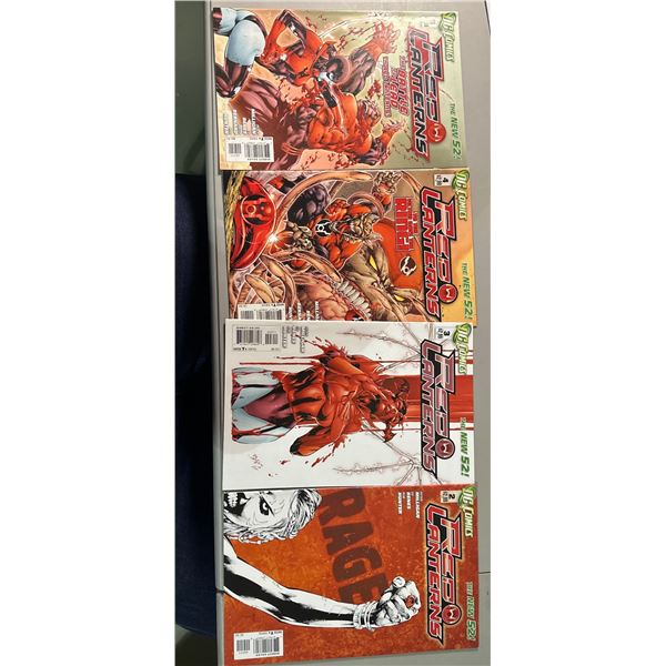 Red Lanterns #2-5 Comic Lot (DC New 52!)