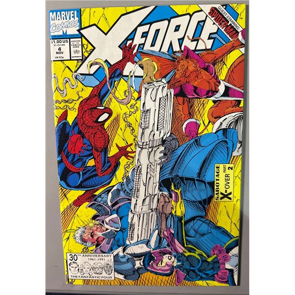 X-Force #4 (1991) Marvel Comics Spider-Man