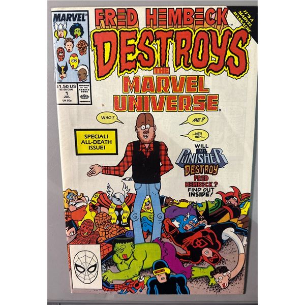 Fred Hembeck Destroys Marvel Universe #1 (1989)