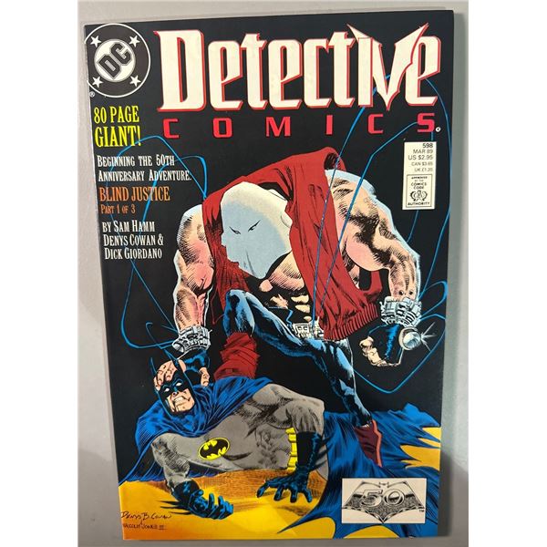 Detective Comics #598 (DC, 1989) Blind Justice