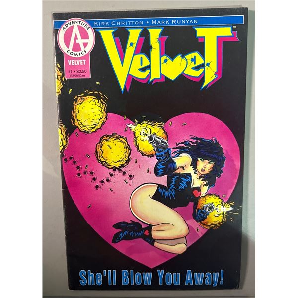 Velvet #1 (Adventure Comics, 1993) Kirk Chritton & Mark Runyan