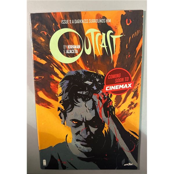 Outcast #1 (Image Comics, 2014) Kirkman & Azaceta - Cinemax Promo Sticker