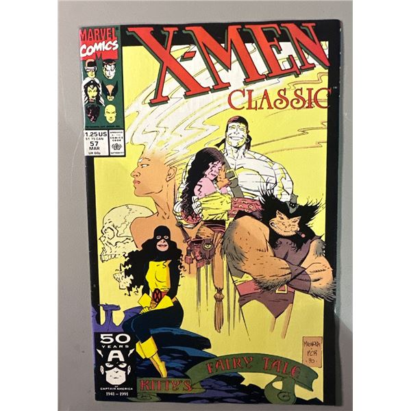 X-Men Classic #57 (Mar 1991, Marvel) Kitty's Fairy Tale, Mike Mignola Cover