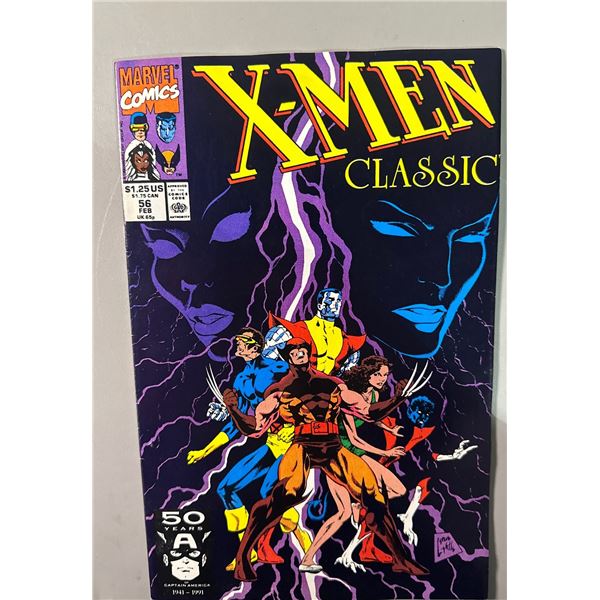 X-Men Classic #56 (Marvel, 1991) The Punisher Nintendo Ad on Back