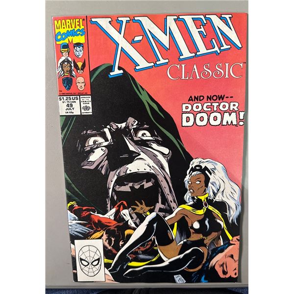 X-Men Classic #49 (Marvel, 1988) ft. Doctor Doom, Copper Age Comic